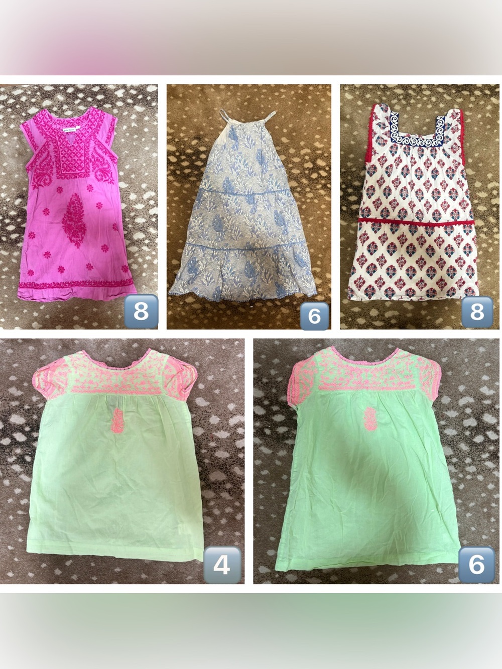 Roller Rabbit Dresses sz 4, 6, 8